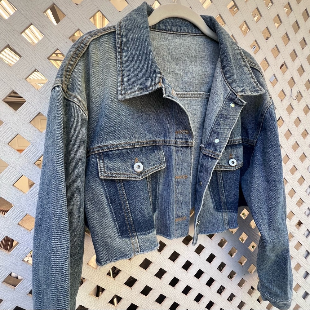 Cropped Denim Jacket